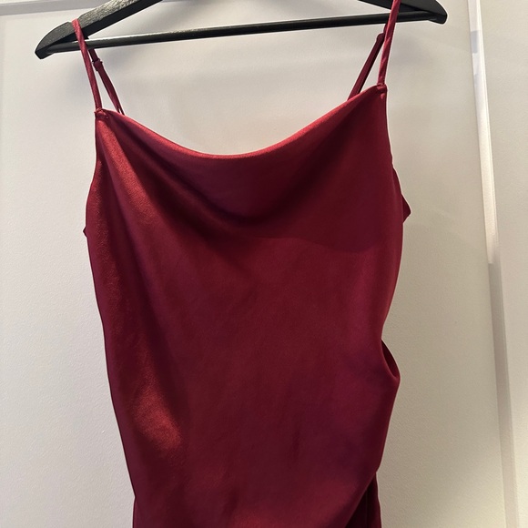 Gorgeous deep red midi dress - small by Re:Named - Picture 2 of 6